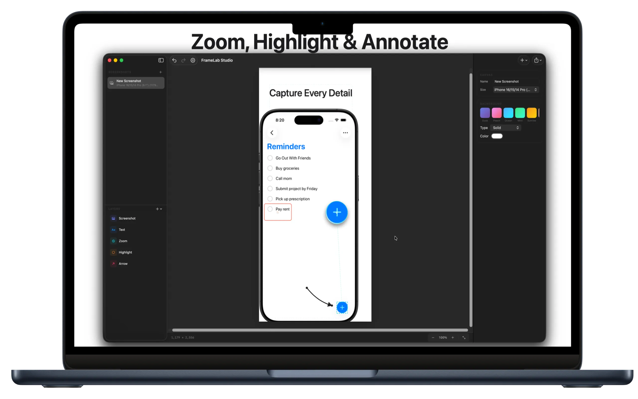 Text and annotation tools